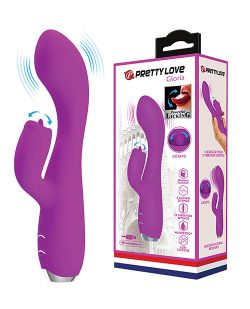 Pretty Love Gloria Licking Rabbit Fuchsia Rechargeable Vibrators Main Image