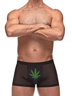 Private Screening Pouch Short Pot Leaf Medium Naughty Role Play Main Image