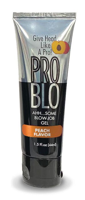 Problo oral pleasure gel peach 1. 5 fl oz  main image