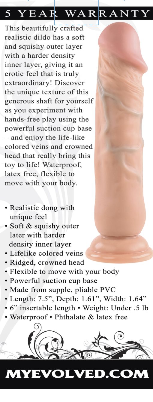 Realistic Dong 7 Light " Small & Medium Dildos 3