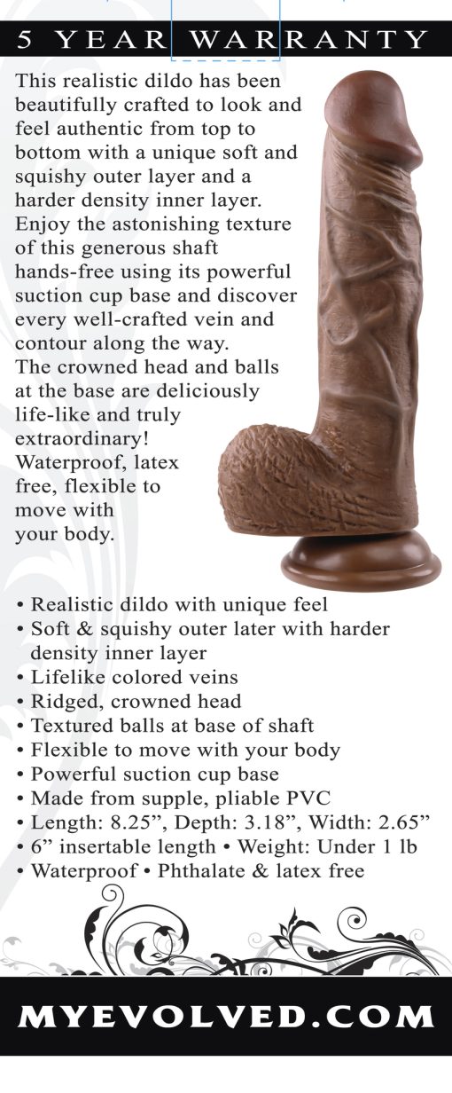 Realistic Dong 8 Dark " Large Dildos 3