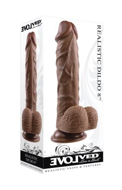 Realistic Dong 8 Dark " Large Dildos Main Image