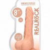 Realrock 8In Dong Flesh W/ Testicles Small & Medium Dildos 3