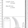 Realrock Non Realistic Dildo W Suction Cup 4.5In Transparent - Image 3