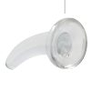 Realrock Non Realistic Dildo W Suction Cup 4.5In Transparent - Image 4