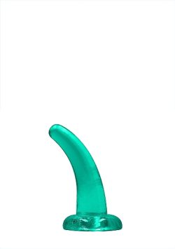 Realrock Non Realistic Dildo W Suction Cup 4.5In Turquoise Anal Dildos Main Image