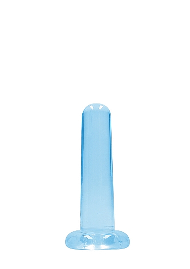 Realrock non realistic dildo w suction cup 5. 3in blue anal dildos main image