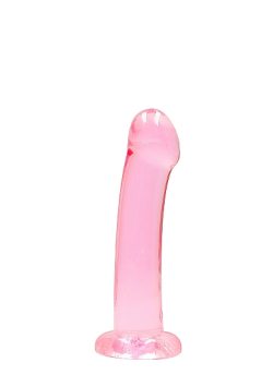 Realrock Non Realistic Dildo W Suction Cup 6.7In Pink Anal Dildos Main Image