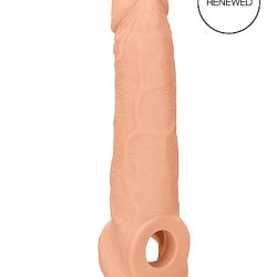 Realrock Penis Sleeve 9In Flesh Mens Cock & Ball Gear Main Image