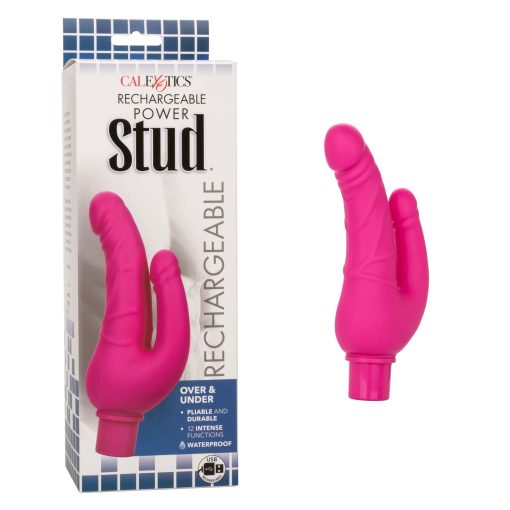 Rechargeable Power Stud Over & Under Pink 1