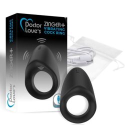 Rechargeable Vibrating Cock Ring Black Cock Rings Main Image