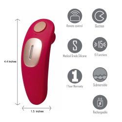 Remi Rechargeable Suction Panty Vibe Rechargeable Hands Free Strap-On Vibes Main Image