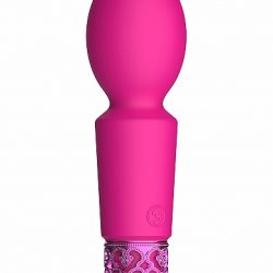 Royal Gems Brilliant Pink Rechargeable Silicone Bullet Palm Size Massagers Main Image