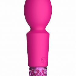 Royal Gems Brilliant Pink Rechargeable Silicone Bullet Palm Size Massagers Main Image
