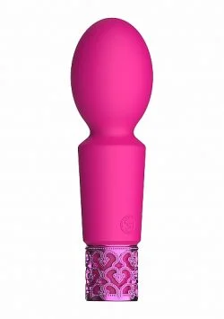 Royal Gems Brilliant Pink Rechargeable Silicone Bullet Palm Size Massagers Main Image