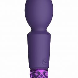 Royal Gems Brilliant Purple Rechargeable Silicone Bullet Palm Size Massagers Main Image