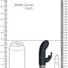 Royal Gems Dazzling Black Rechargeable Silicone Bullet - Image 3