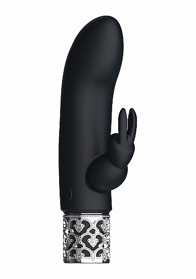 Royal Gems Dazzling Black Rechargeable Silicone Bullet Rechargeable Vibrators Main Image