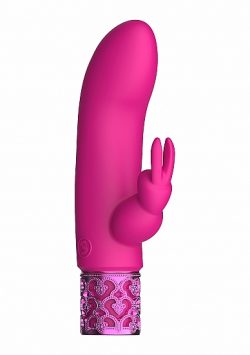 Royal Gems Dazzling Pink Rechargeable Silicone Bullet Rechargeable Vibrators Main Image