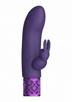 Royal Gems Dazzling Purple Rechargeable Silicone Bullet Rechargeable Vibrators Main Image