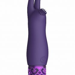 Royal Gems Elegance Purple Rechargeable Silicone Bullet Bullet Vibrators Main Image