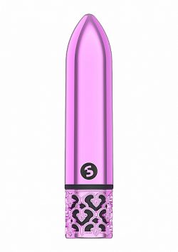 Royal Gems Glamour Pink Abs Bullet Rechargeable Rechargeable Vibrators Main Image