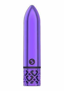Royal Gems Glamour Purple Abs Bullet Rechargeable Rechargeable Vibrators Main Image