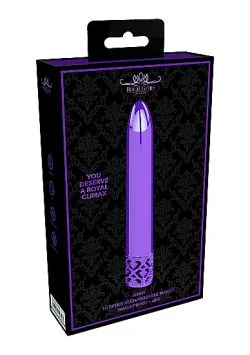 Royal Gems Shiny Purple Abs Bullet Rechargeable Rechargeable Vibrators Main Image