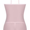 Seabreeze Lace Up Chemise & G Set Blush S/M - Image 4