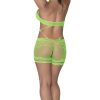 Seamless Crotchless Romper Lime O/S - Image 4