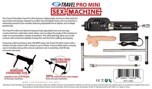 Sex machine pro travel mini bondage kits main image