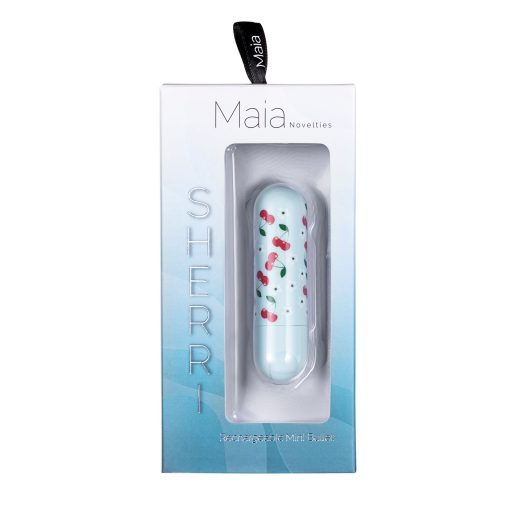 Sherri Super Charged Mini Bullet W/ Cherry Pattern Rechargeable Vibrators 3