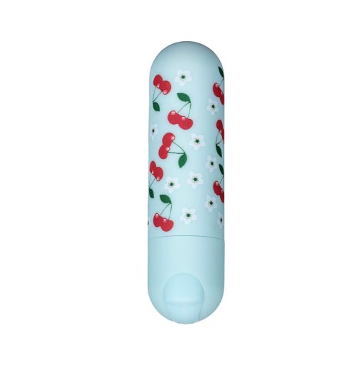 Sherri super charged mini bullet w/ cherry pattern rechargeable vibrators main image