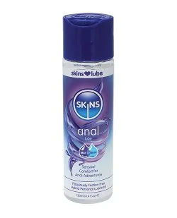 Skins Anal Hybrid Lubricant 4.4 Fl Oz Silicone-Based Lubes Main Image