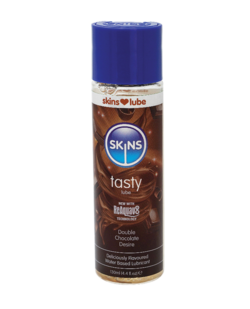 Skins double chocolate water based lube 4. 4 fl oz flavored lubes main image