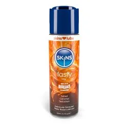 Skins Salted Caramel Water Based Lube 4.4 Fl Oz Flavored Lubes Main Image