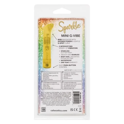 Sparkle Mini G-Vibe Yellow - Image 4