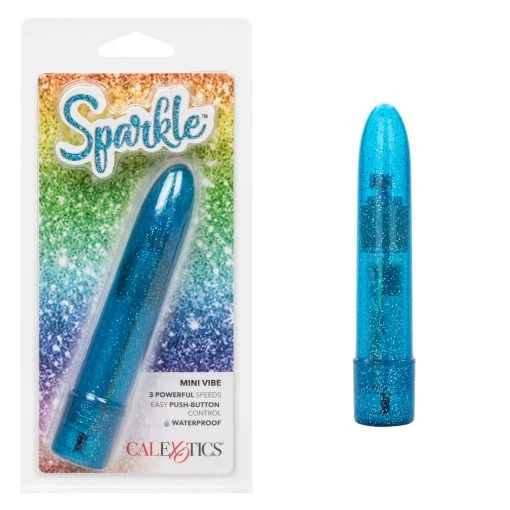 Sparkle Mini Vibe Blue Classic Vibrators Main Image