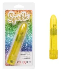 Sparkle Mini Vibe Yellow Classic Vibrators Main Image