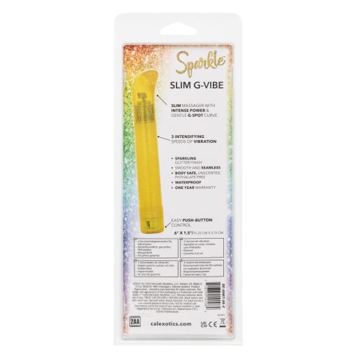 Sparkle Slim G-Vibe Yellow 2