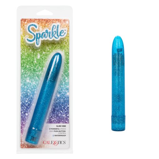 Sparkle slim vibe blue classic vibrators main image