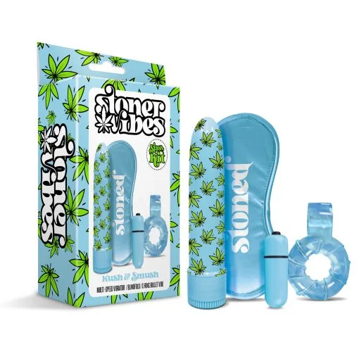 Stoner Vibes Stash Kit Kush & Smoosh Vibrator Kits 3