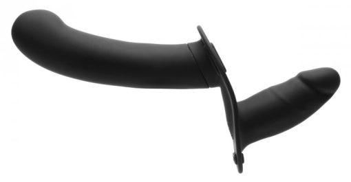Strap U 28X Double Diva 1.5In Double Dildo W/ Harness Black - Image 4