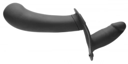 Strap U 28X Double Diva 2In Double Dildo W/ Harness Black - Image 4