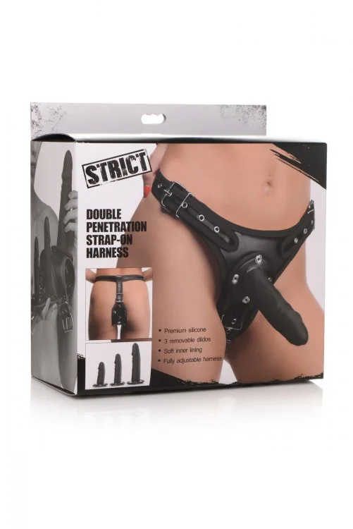 Strict Double Penetration Strap On Harness Harnesses Main Image