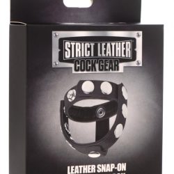 Strict Leather Cock Gear Snap On Harness Black Mens Cock & Ball Gear Main Image