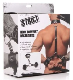 Strict Neck To Wrist Restraint Collars & Leashes Main Image