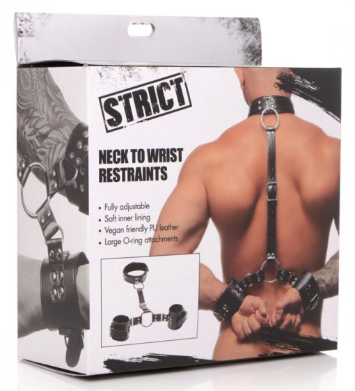 Strict neck to wrist restraint collars & leashes main image