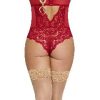 Sugar & Spice Teddy Red S/M Sexy Costume Accessories Main Image