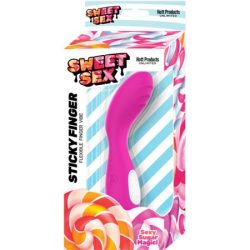 Sweet Sex Sticky Fingers Power Play Vibe Magenta Finger Vibrators Main Image